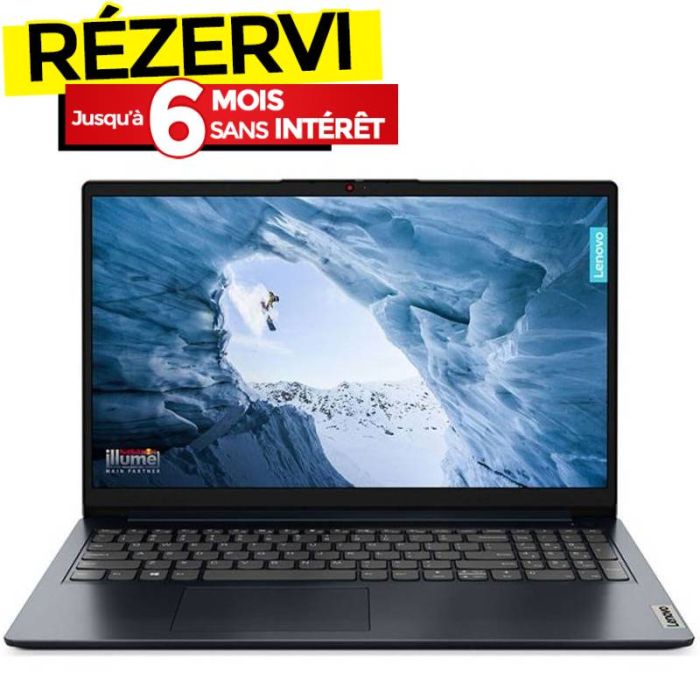 PC Portable LENOVO IdeaPad 1 15IJL7 Intel Celeron N4500 8G 256Go SSD - Bleu