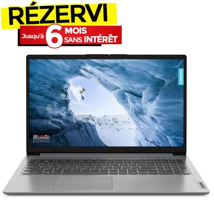 PC Portable LENOVO IdeaPad 1 15IJL7 8G 256Go SSD - Gris
