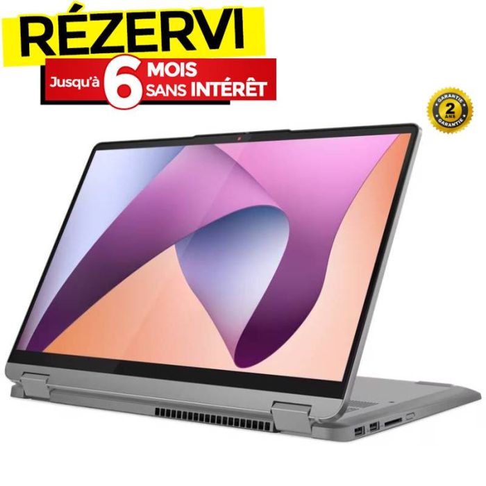 PC Portable LENOVO IdeaPad Flex 5 14ABR8 AMD RYZEN 5 8Go 512Go SSD - Gris