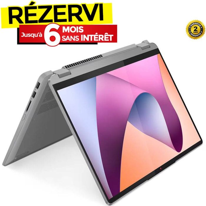 PC Portable LENOVO IdeaPad Flex 5 14ABR8 AMD RYZEN 7 16G 512Go SSD - Gris