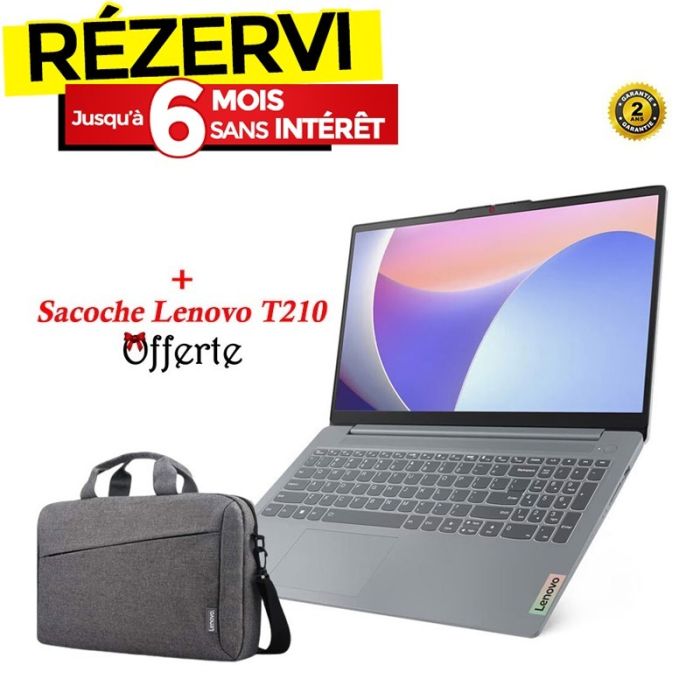 PC Portable LENOVO IdeaPad Slim 3 15IAH8 i5 12è Gén 16G 512G SSD - Gris