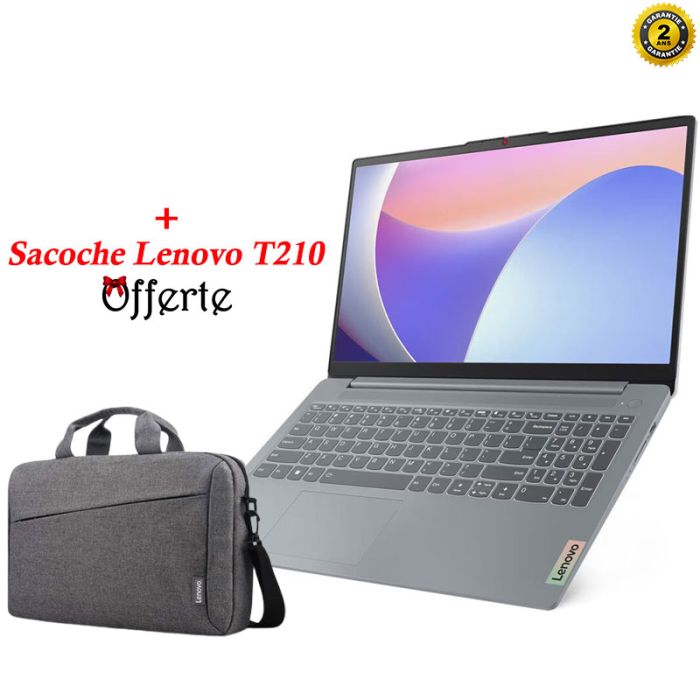 PC Portable LENOVO IdeaPad Slim 3 15IAH8 i5 12è Gén 16Go 512G SSD - Gris