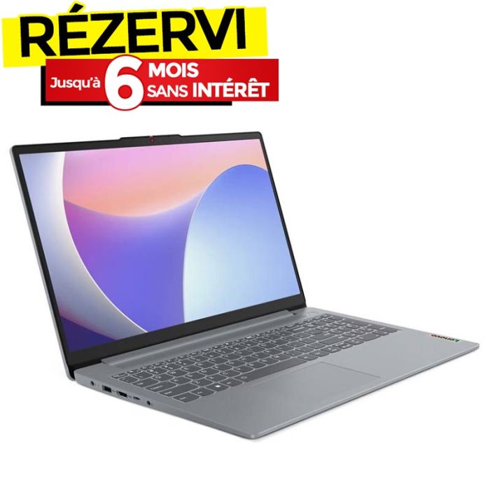 PC Portable LENOVO IdeaPad Slim 3 15IRH8 i7 13è Gén 16Go 512Go SSD - Gris
