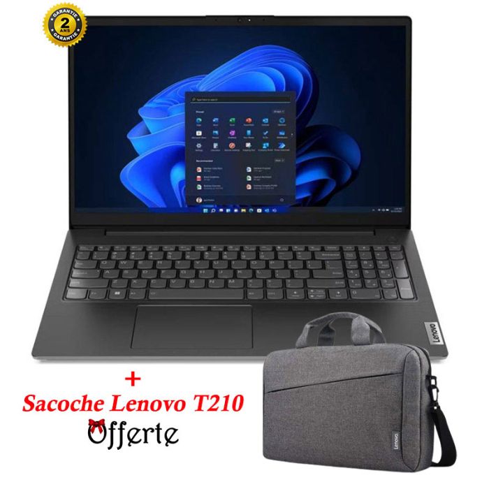 PC Portable LENOVO V15 G3 IAP i3 12è Gén 12G 512Go SSD - Noir