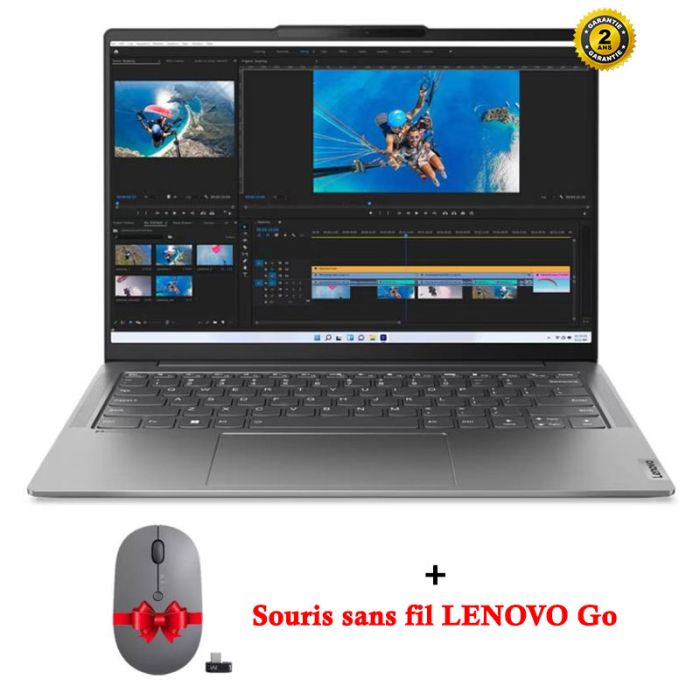 PC Portable LENOVO Yoga Slim 6 14IAP8 i5 12è Gén 8Go 512G SSD - Gris