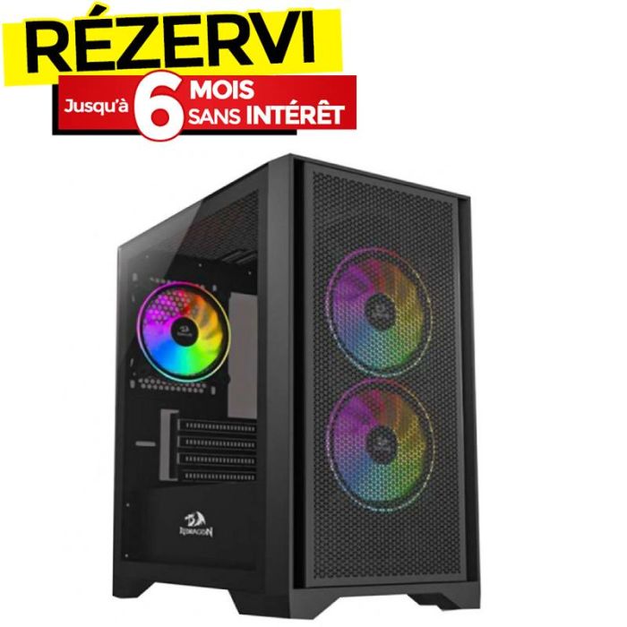 PC Gamer Fierce PC – AMD Ryzen 3, 16 Go RAM, 1 To, Graphiques Intégrés, Bleu