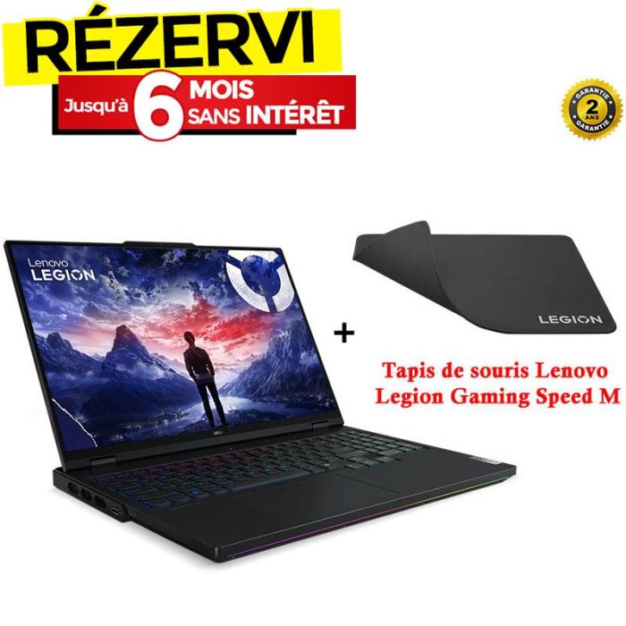 PC Portable Gamer LENOVO Légion Pro 7 16IRX9H i9 14è Gén 64Go RTX 4090