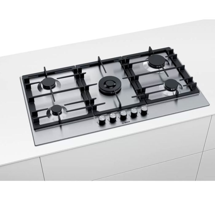 Plaque de Cuisson BOSCH PCQ9B509M 5 Feux 90 cm - Inox