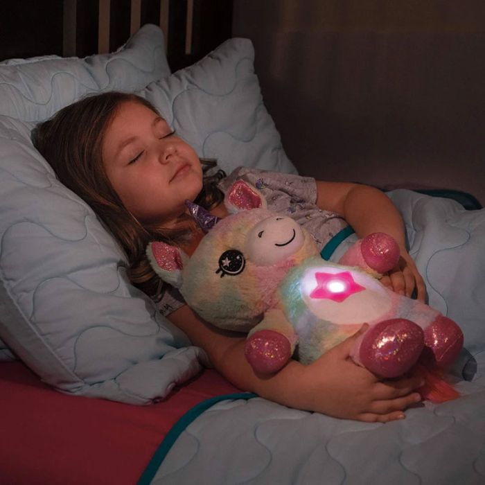 Peluche Lumineuse Et Musicale Pour Enfant - Blanc