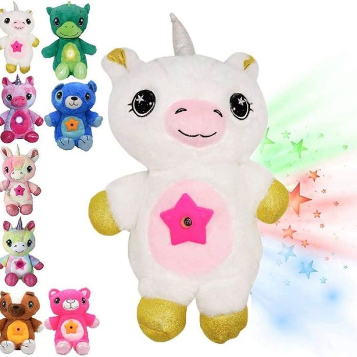 Peluche Lumineuse Et Musicale Pour Enfant - Blanc