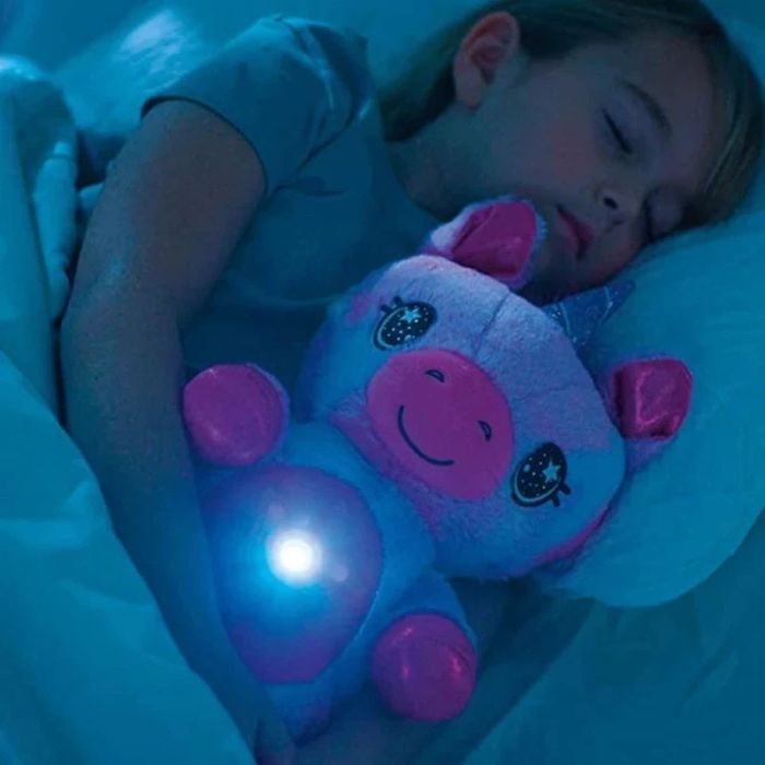 Peluche Lumineuse Et Musicale Pour Enfant - Blanc