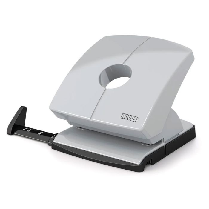 Maped Easy Perforateur 2 Trous 656510-1 - Capacité 65 Feuilles, Métal Gris Garantie 10 Ans