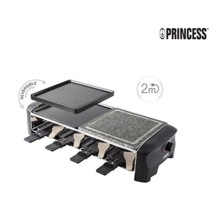 Appareil A Raclette Multifonction PRINCESS 162820 1300 W - Noir