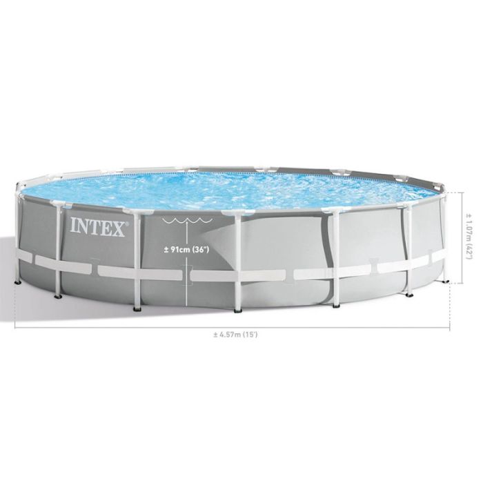 Piscine Tubulaire INTEX Pompe (26724)