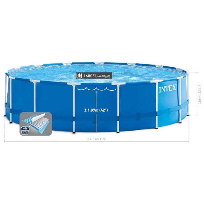 Piscine Tubulaire INTEX Metal Frame (152-454)