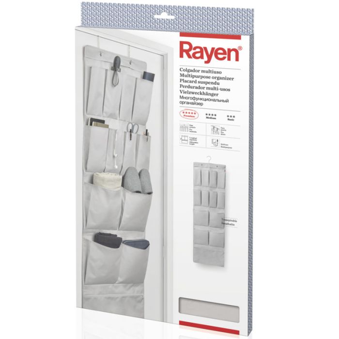 Placard Suspendu Rayen À Usages Multiples - Gris