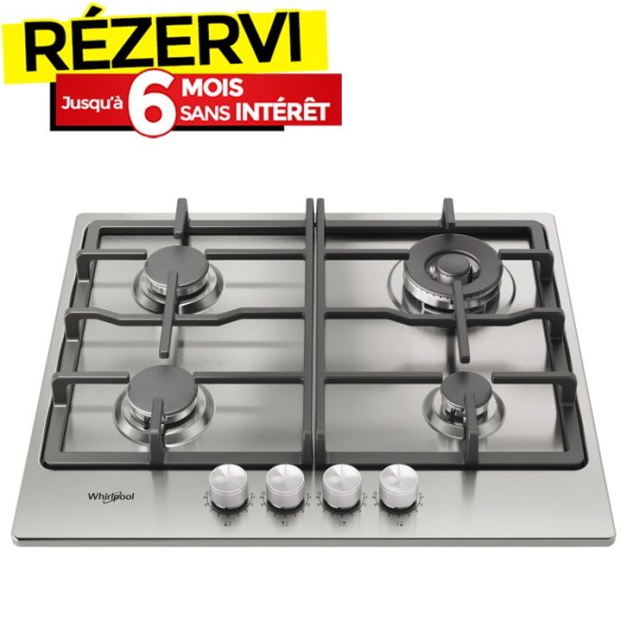 Plaque de Cuisson Encastrable WHIRLPOOL TGML661IX 4 Feux - Inox