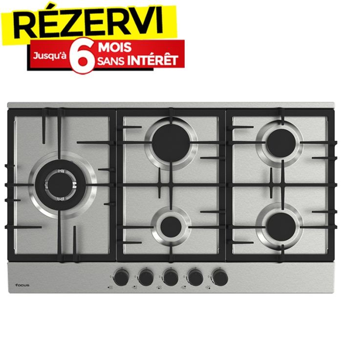 Plaque de Cuisson FOCUS F40789XS 90cm - Inox