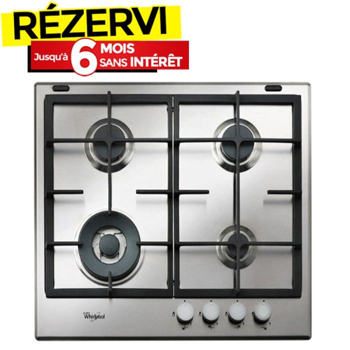 Plaque De Cuisson WHIRLPOOL GMA6422IX 4 Feux - Inox