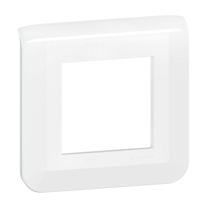 Plaque de Finition LEGRAND 277802L Pour 2 modules - Blanc