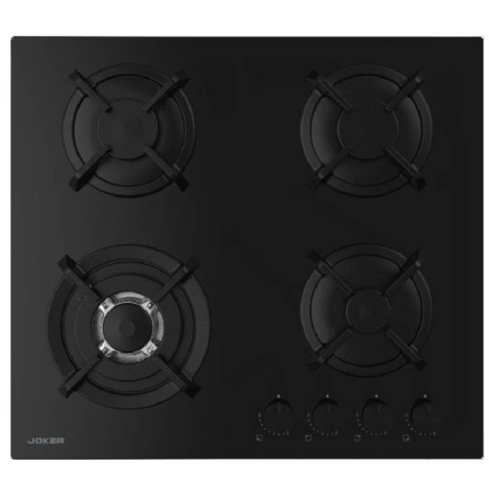 Plaque de Cuisson Encastrable Cappo Joker JP-605N 4 Feux 60Cm Noir