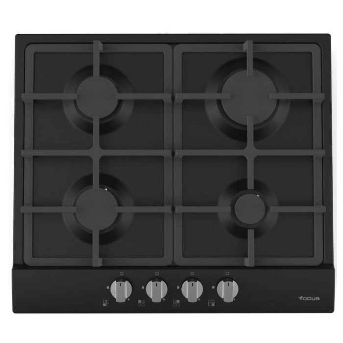 Plaque De Cuisson Encastrable FOCUS F408B 4 Feux 60 cm - Noir