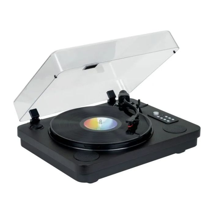 Platine Vinyle Sans Fil THOMSON TT650BT + 2 haut-parleurs - Noir