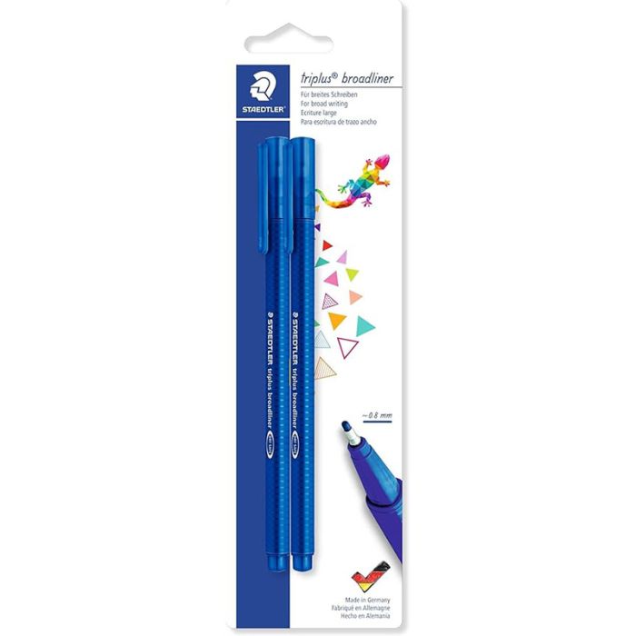 Pochette de 2 stylo STAEDTLER Bleu 