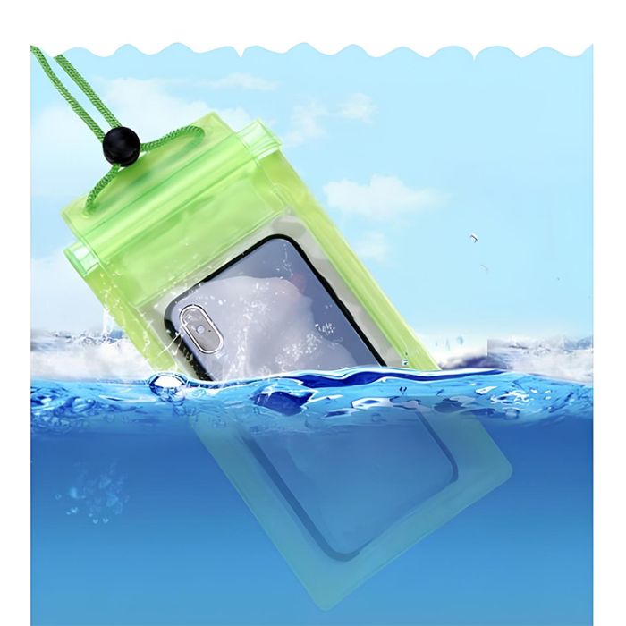 Pochette WATERPROOF Pour Smartphone - Vert