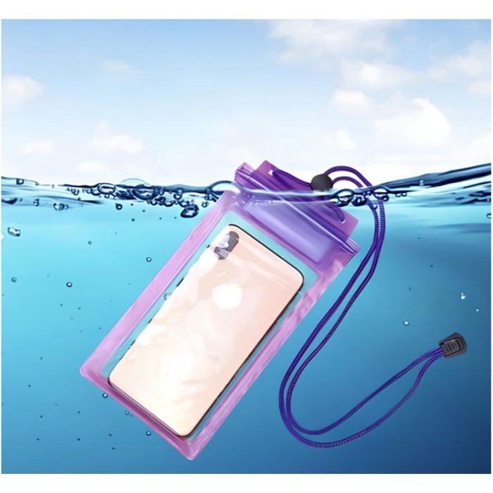 Pochette WATERPROOF Pour Smartphone - Violet