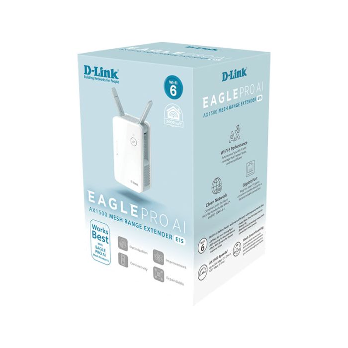 Point d'Accès D-Link AX1500 Wi-Fi 6 MESH Dual Band   