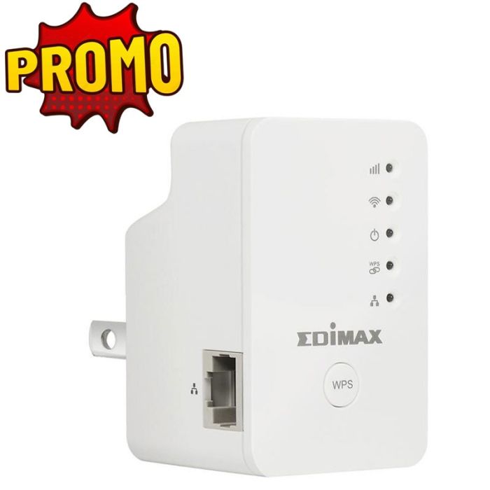 Point d'accès EDIMAX WiFi N 300Mbps - Blanc (EDEW-7438RPN)