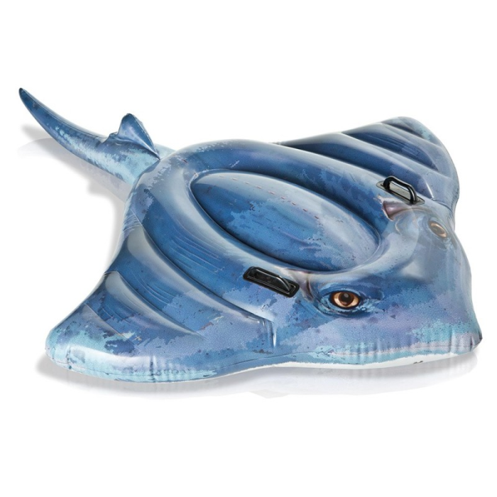 Poisson Raie Manta Gonflable INTEX - Bleu