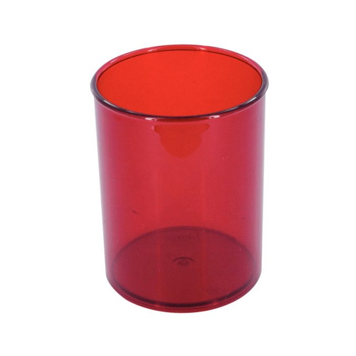 Pot à Stylo Rond Polystyrène FAIBO 205-03 10cm - Rouge