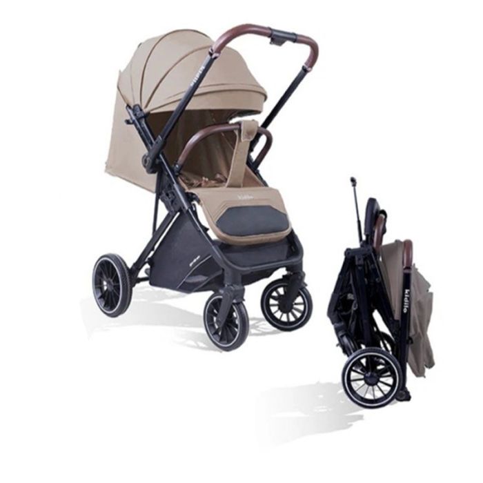 Poussette Bébé KIDILO 6530 - Kaki