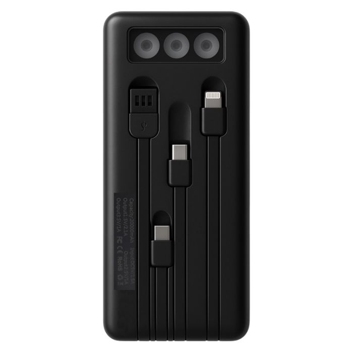 Power Bank Filaire Ueeler MS301N Design 41 20000 mAh - Noir