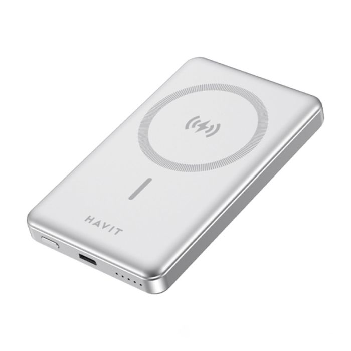 Power Bank Sans Fil HAVIT PB5203 10000 mAh - Silver