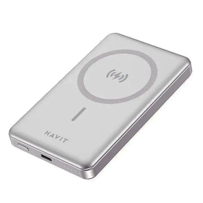 Power Bank Sans Fil HAVIT PB5203 10000 mAh - Silver