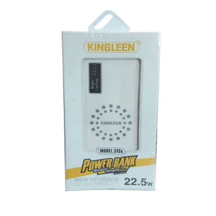 Power Bank Sans Fil KINGLEEN 313X 20000 mAh - Blanc