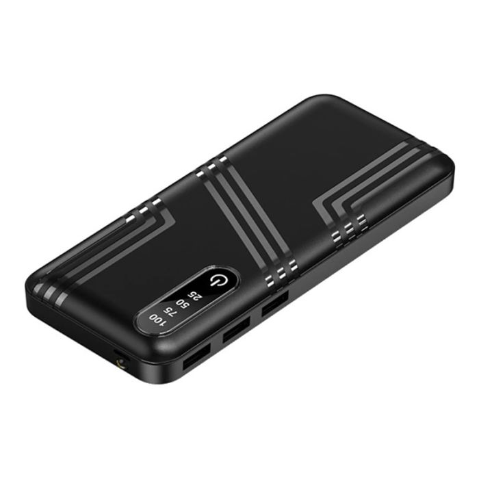 
Power Bank TREQA TR-934 10000 Mah Avec Afficheur - Noir
