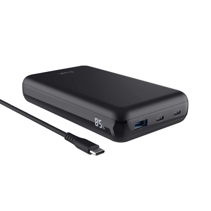 Power Bank TRUST LARO Pour PC 100 W Noir