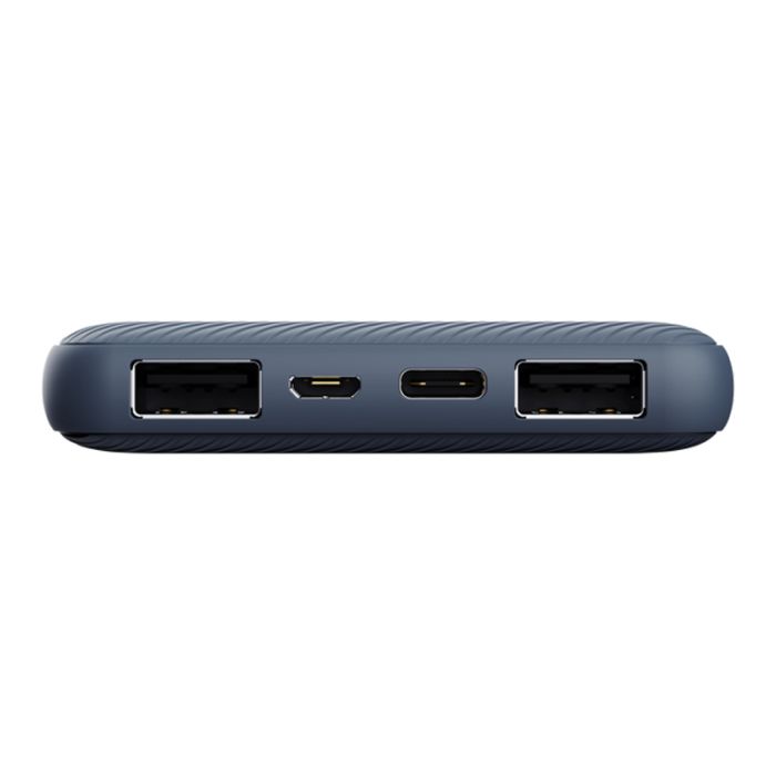 Power Bank TRUST RIMO ultra Mince 3 port USB - Bleu