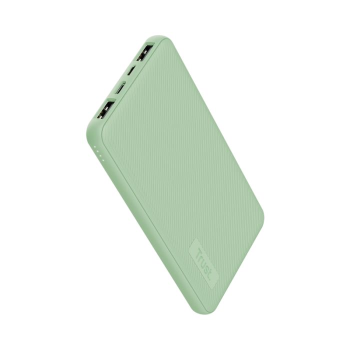 Power Bank TRUST RIMO ultra Mince 3 port USB - Vert