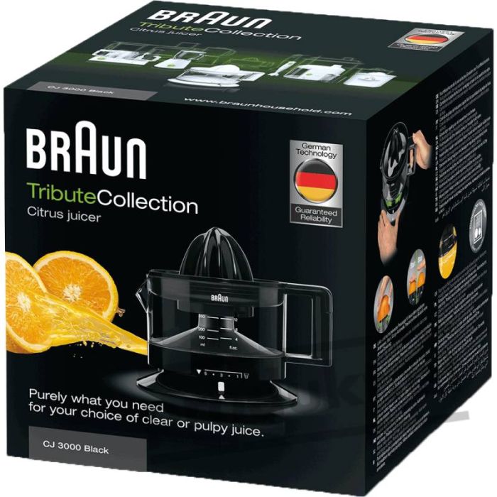 Presse agrumes BRAUN CJ3000BK 20W - Noir