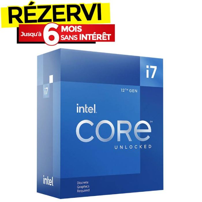 Processeur INTEL Core i7-12700KF BOX LGA 1700