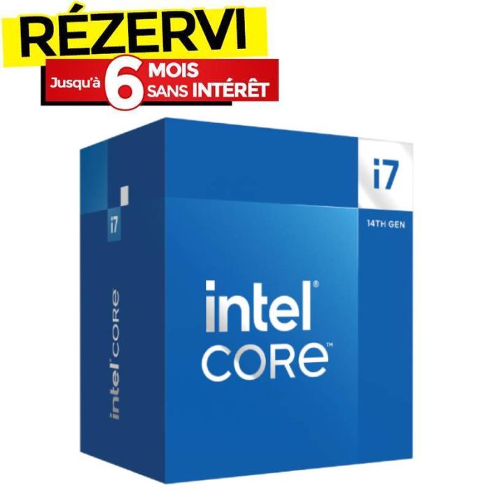 Processeur INTEL Core i7 14700F BOX LGA 1700
