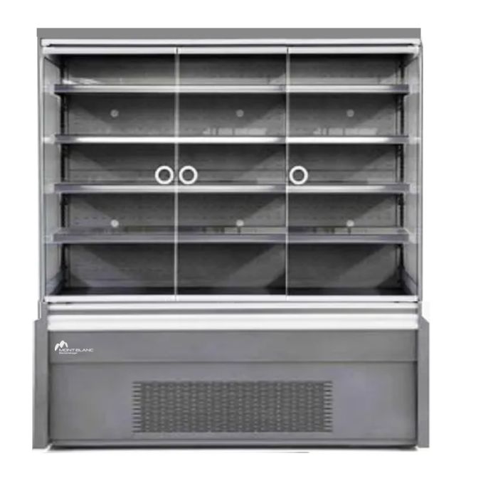 Réfrigérateur Vitrine Ventilé MONTBLANC Jonquille 440-006 - Silver