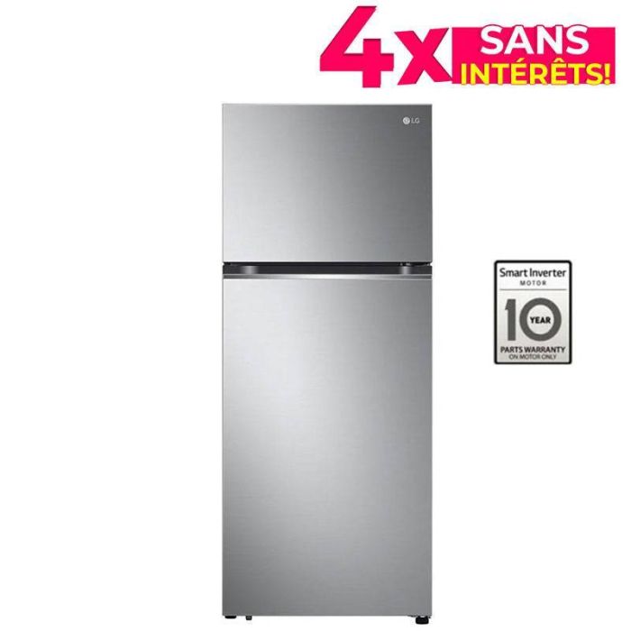 Réfrigérateur LG GN-B312PLGB 340Litres NoFrost - Inox