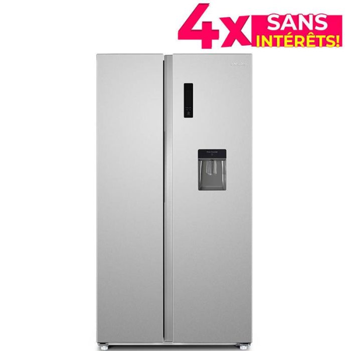 Réfrigérateur Side By Side NEWSTAR SBSN630DSS2 630L NoFrost - Inox