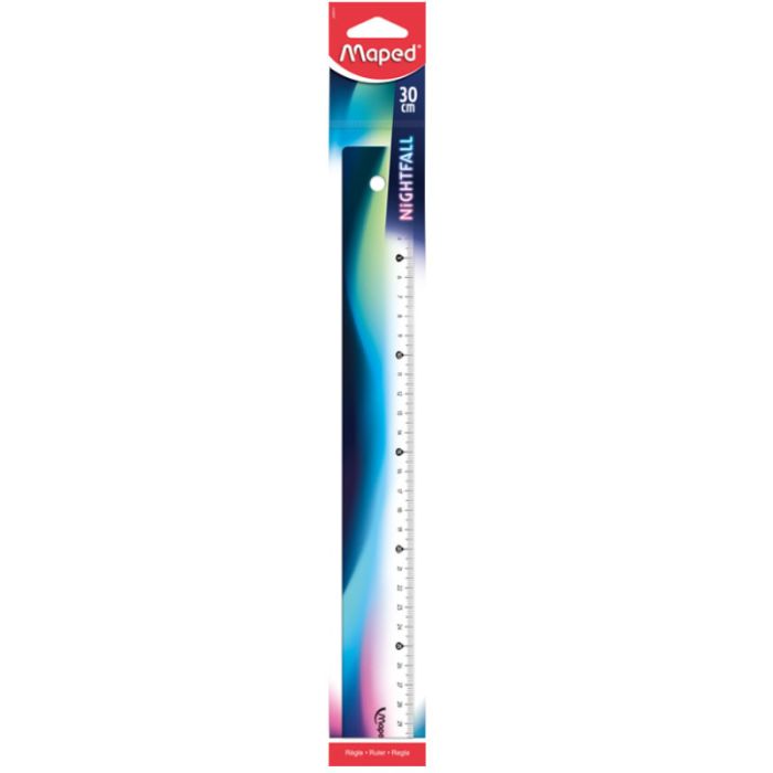 Règle MAPED Nightfall Teens 30 cm